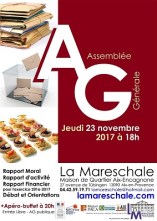 AG LA MARESCHALE Jeudi 23 novembre 2017 18h